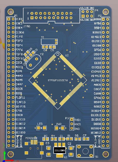 stm32æ ¸å¿æ¿pcb