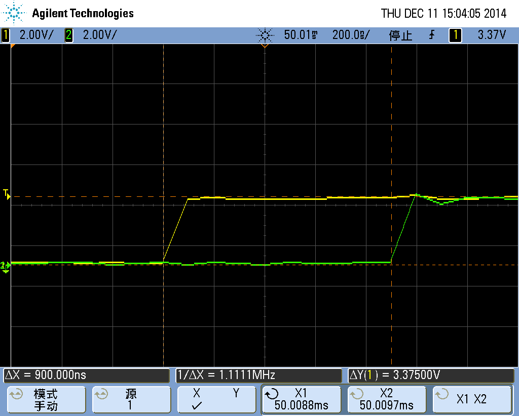 STM32F302RBå¤é¨ä¸­æ­ååºæ¶é´2.jpg