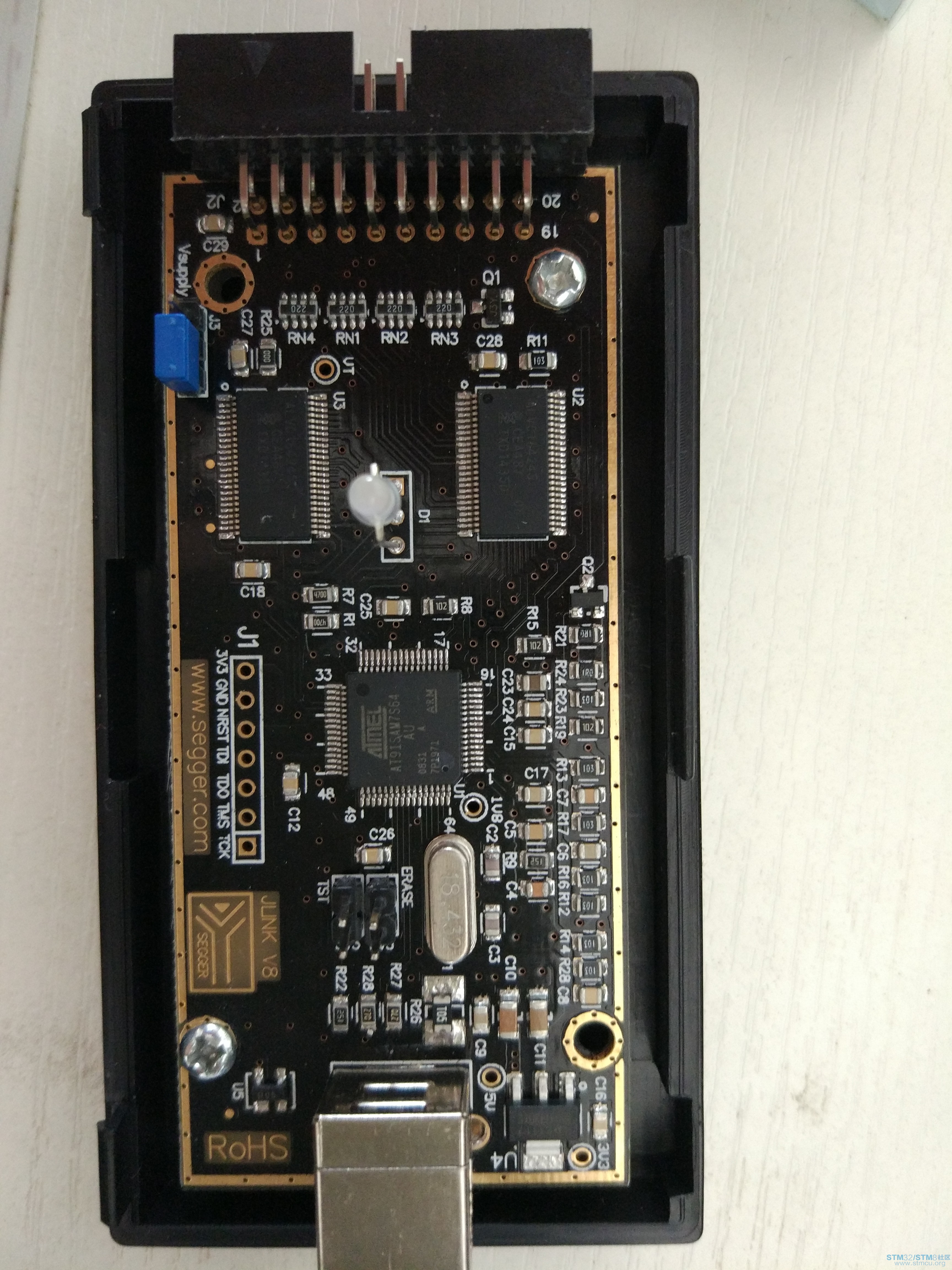 jlink-V8æ²æµ¸PCB