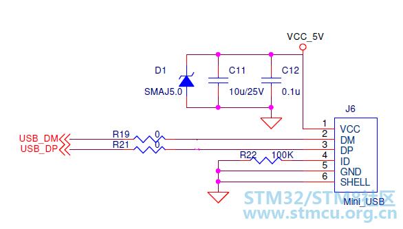 STM32F0C8-USB æ¥å£-2.png