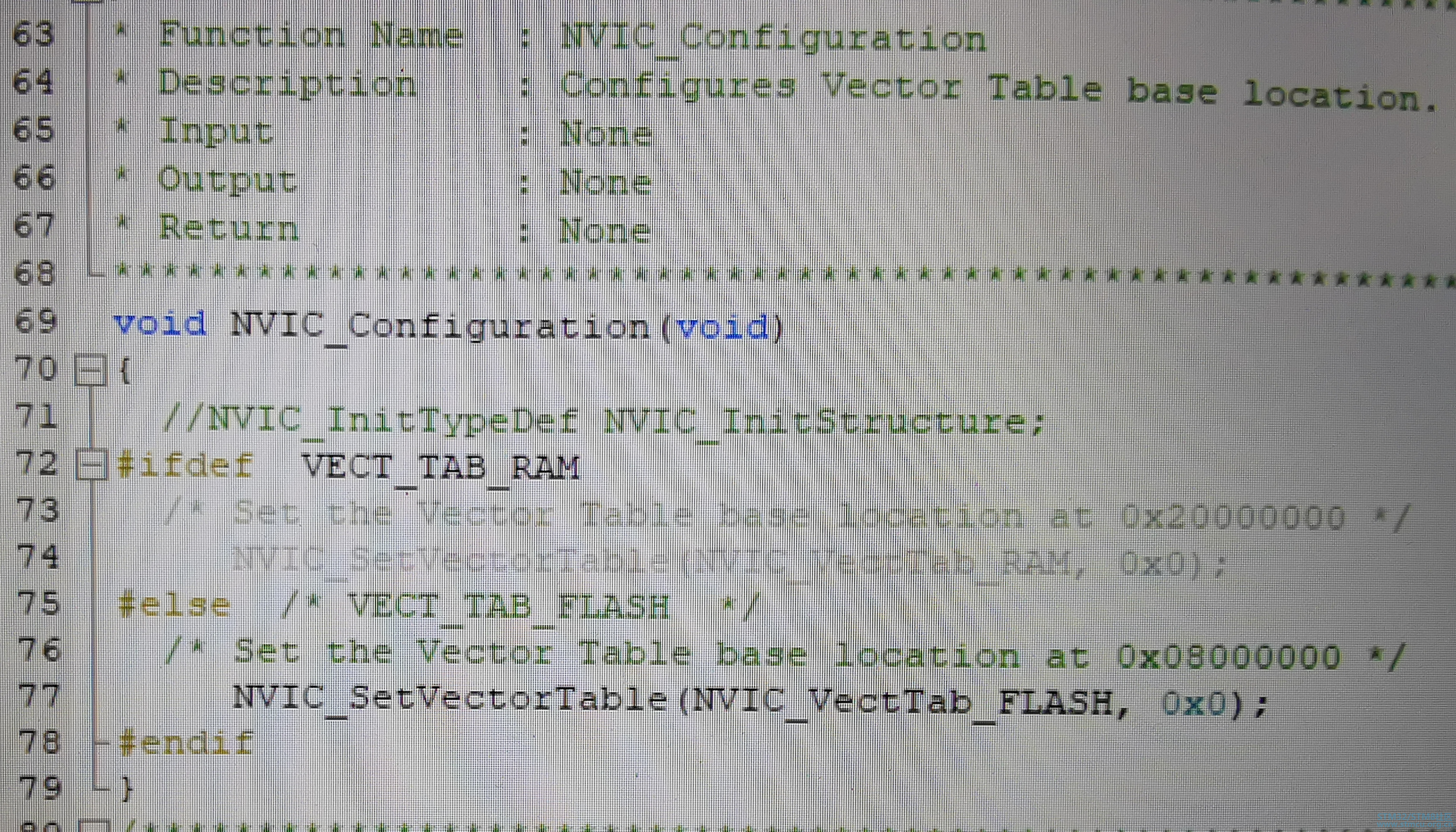 nvic_configurationå½æ°