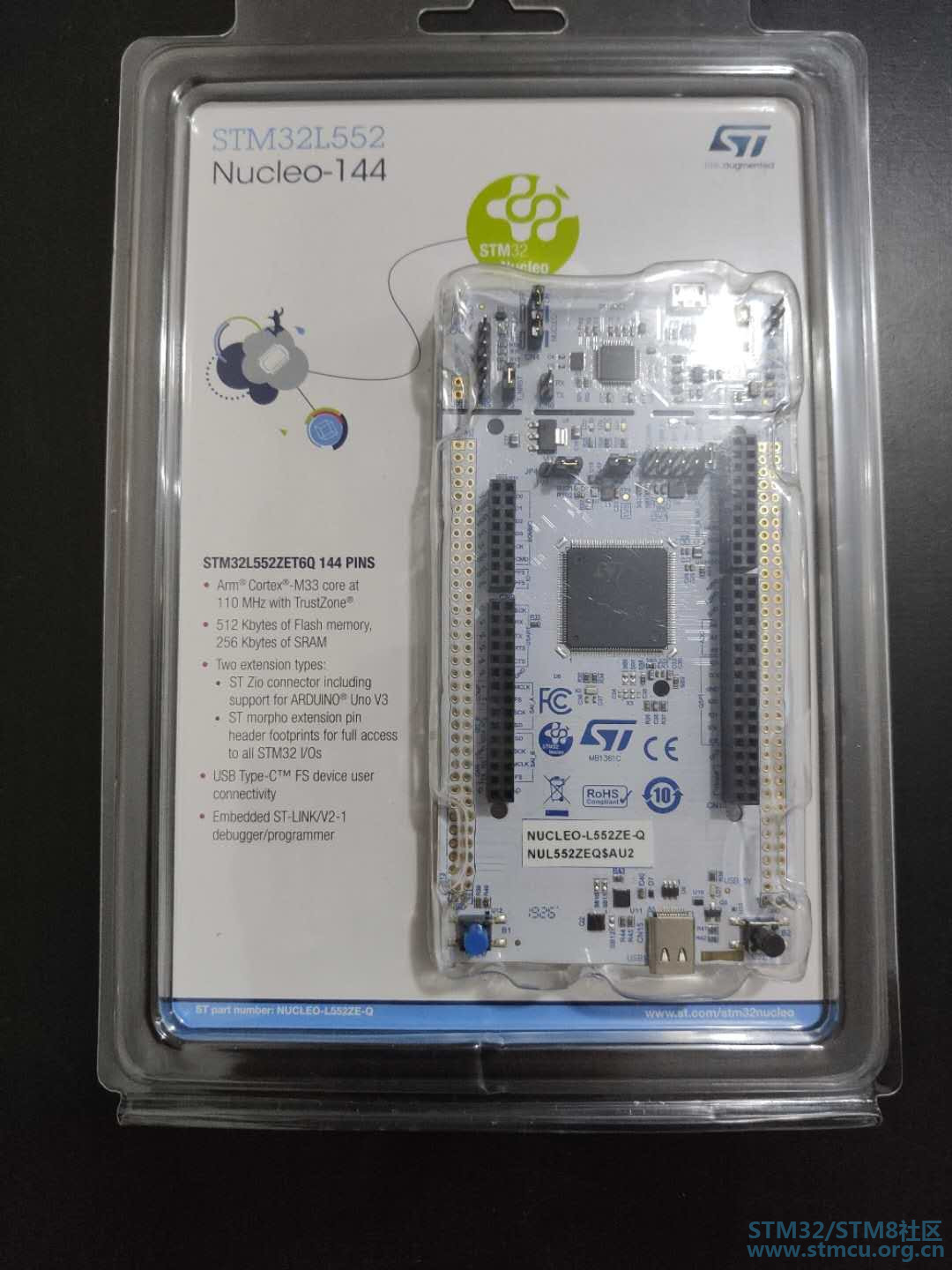 stm32L552 Nucleo-144