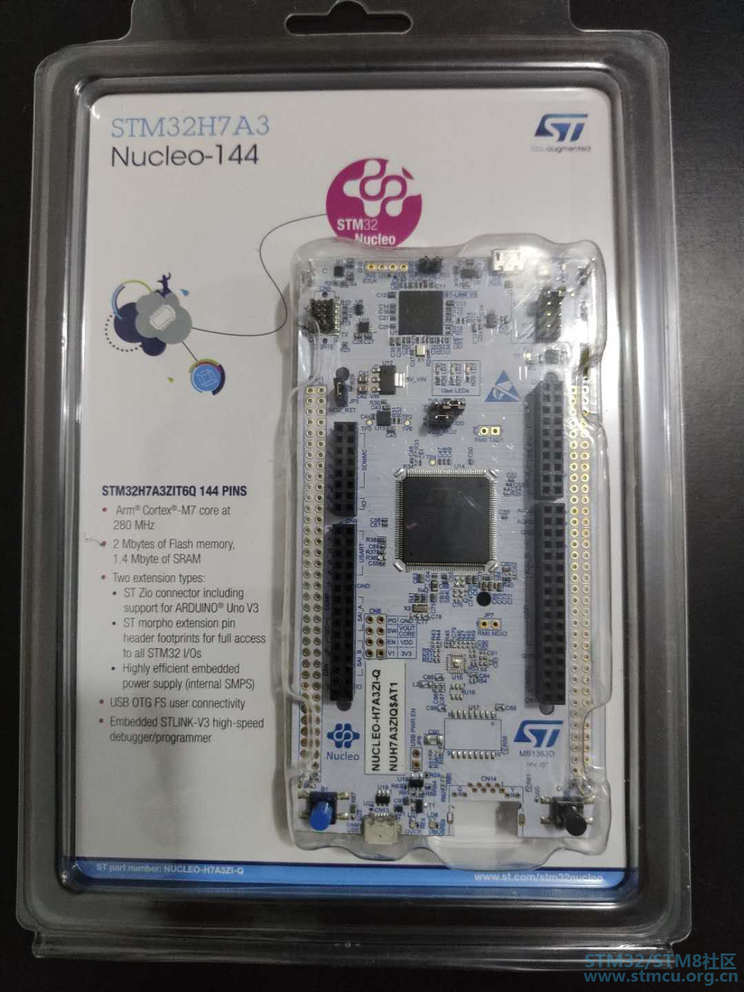 stm32H7A3 Nucleo-144