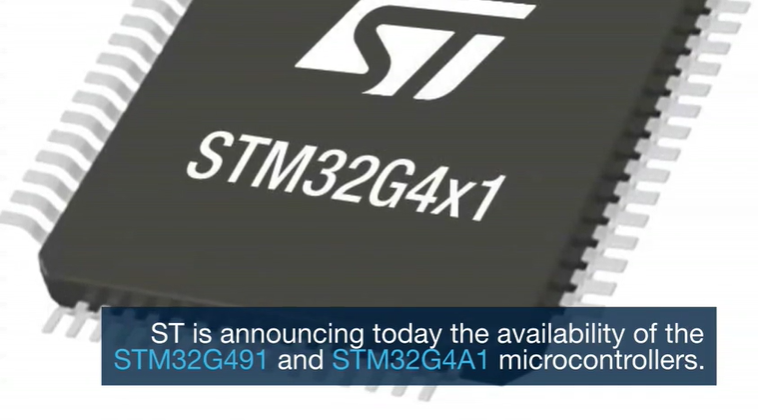 STM32G491和STM32G4A1微控制器