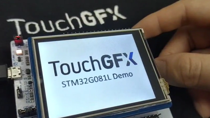 STM32G081L GUI Demo演示