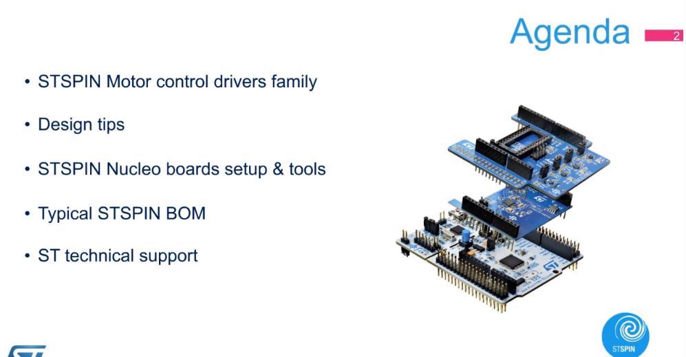 STSPIN面向小型电机（具有1.8V驱动器IC）而设计