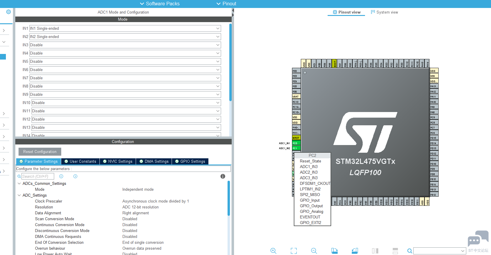 STM32L475VG ADC CHANNEL1.png