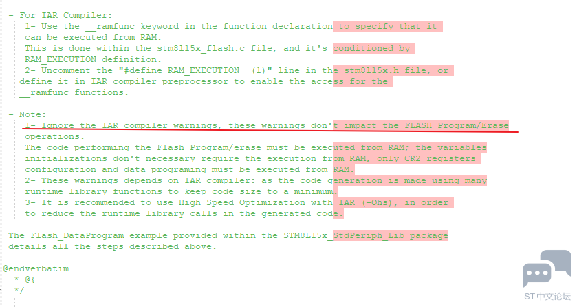 Stm8l lib about the expian for ram.PNG