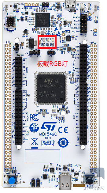 NUCLEO-U5A5ZJ-Q实物图.png NUCLEO-U5A5ZJ-Q实物图.png