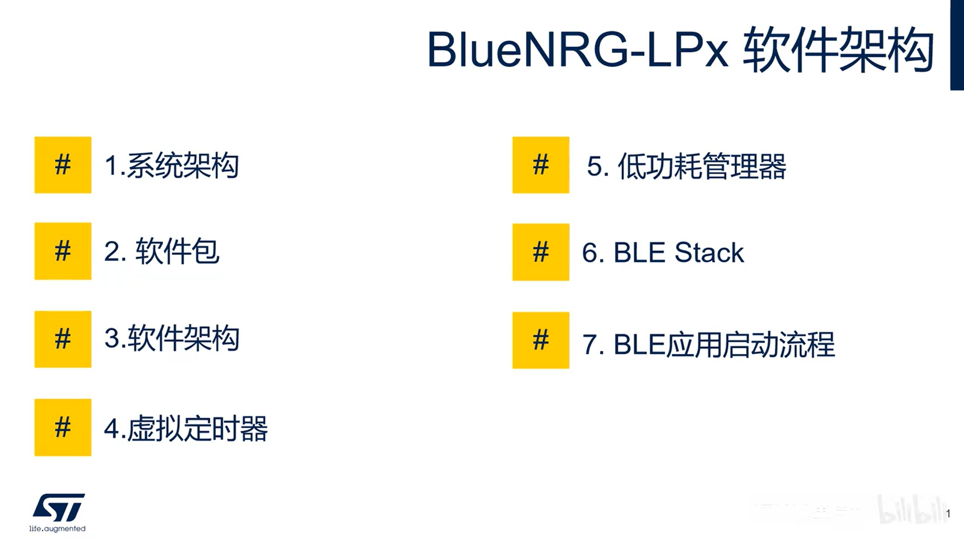 【BLE系列课】5.3.1 BlueNRG-LPx 系统架构