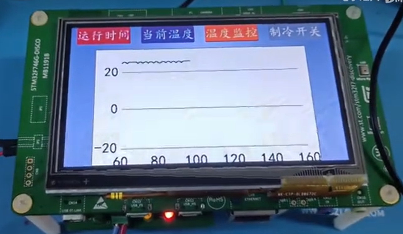 基于stm32f746的智能冰箱实物设计