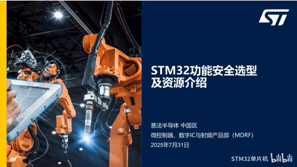 【技术研讨】STM32功能安全选型及资源介绍