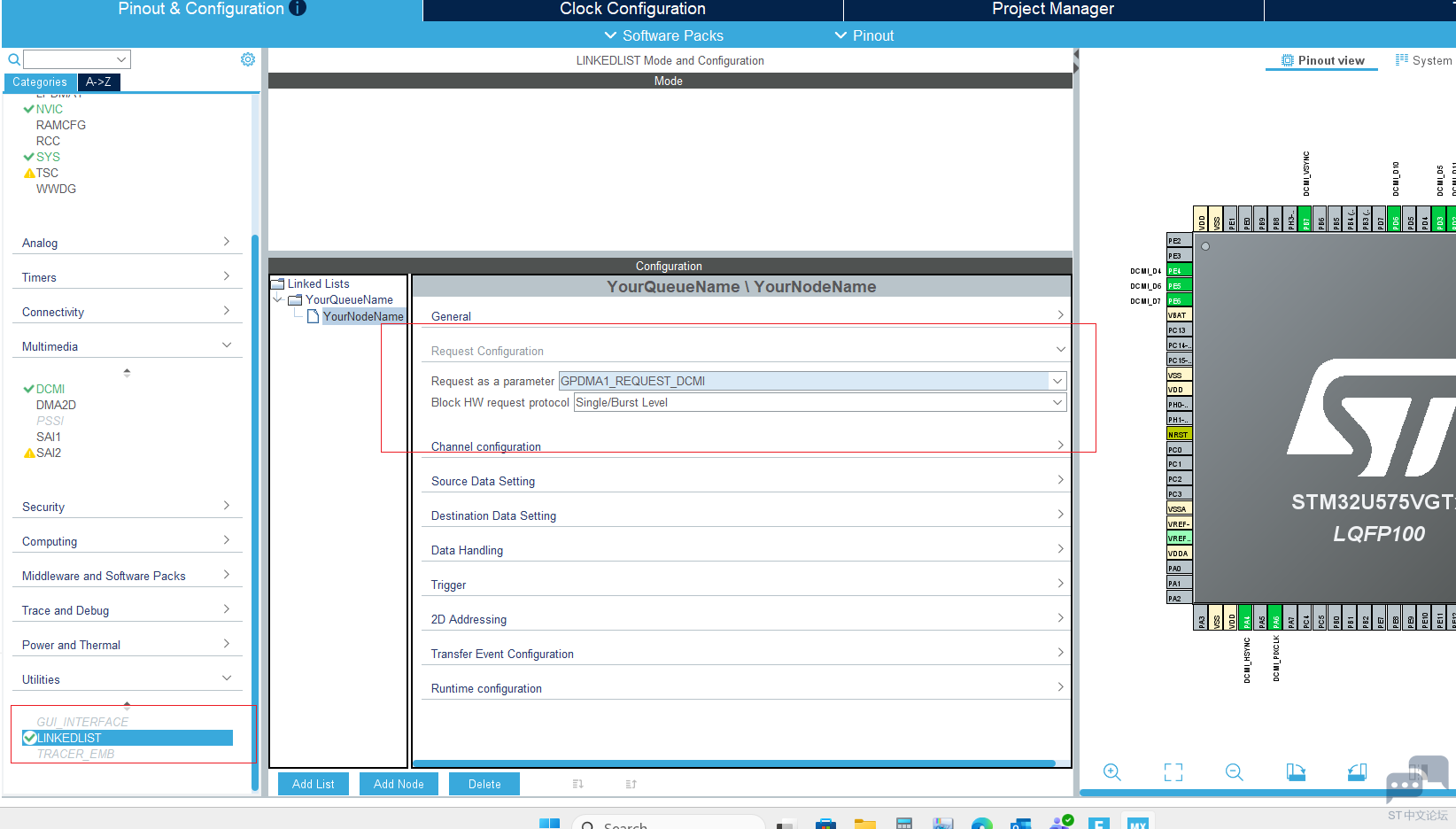 STM32U575 DCMI LINKLIST2.PNG